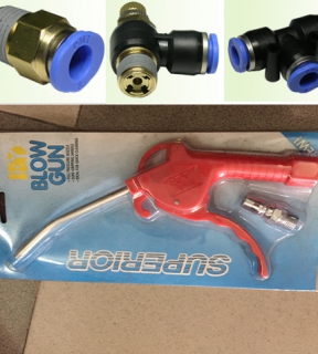 Đầu Nối Hơi-Súng Xịt Bụi